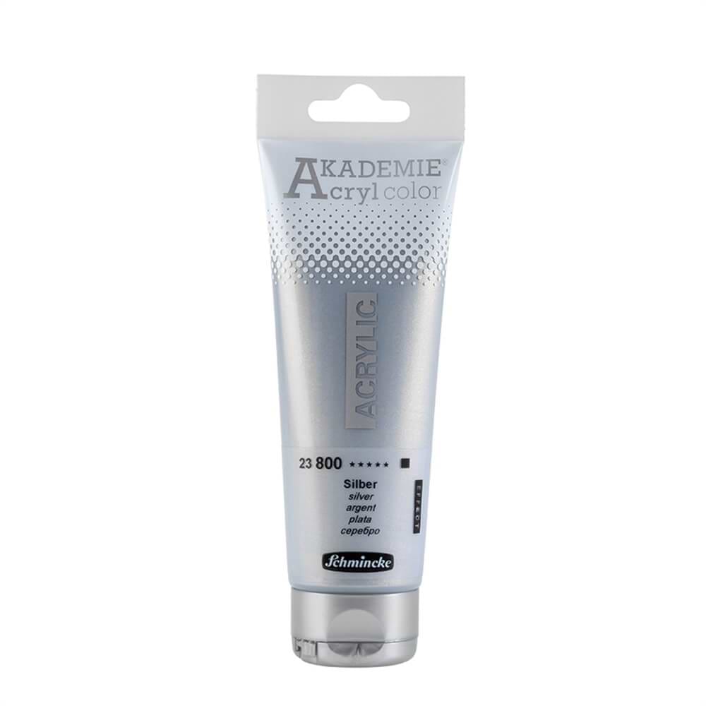    AKADEMIE ACRYL COLOR silver 800
