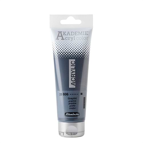    AKADEMIE ACRYL COLOR graphite 806