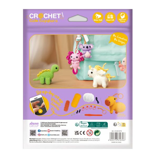 ערכת סריגה קפיברה CROCHET CALM CAPYBARA
