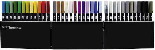 מארז שלם 108 טושי טומבו TOMBOW ABT