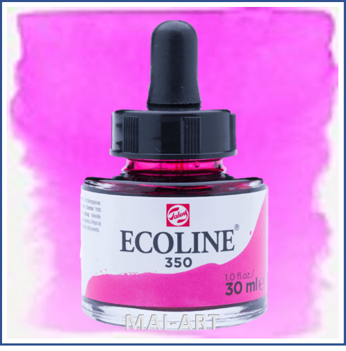 דיו על בסיס מים אקוליין 30מל Fuchsia 350