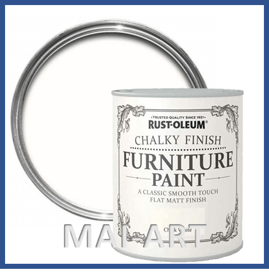 צבע שאבי שיק FURNITURE PAINT CHALK WHITE 14000