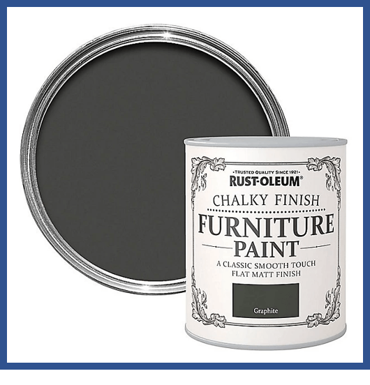 צבע שאבי שיק FURNITURE PAINT GRAPHITE 14010 