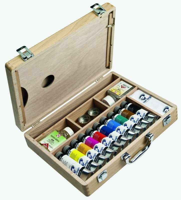 מזוודה מפוארת צבעי שמן ואן גוך 510