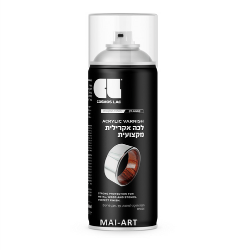 ספריי צבע מקצועיACRYLIC VARNISH GLOSS 376 400ML 