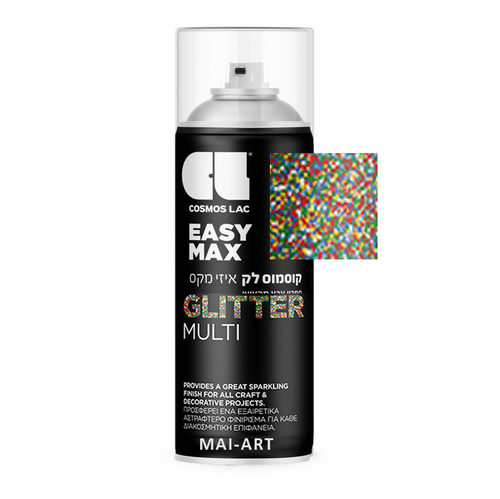 ספריי צבע מקצועיGLITTER MULTI 912 COSMOS LAC 400ML 