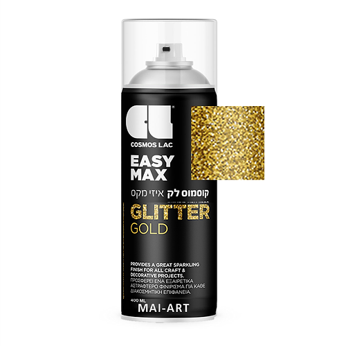 ספריי צבע מקצועיGLITTER 911 GOLD COSMOS LAC 400ML 
