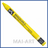 Neocolor II - Yellow - 7500.010 Caran D'Ache Neocolor II קרנדש
