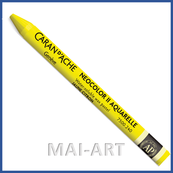 Neocolor II - Lemon Yellow - 7500.240 Caran D'Ache Neocolor II