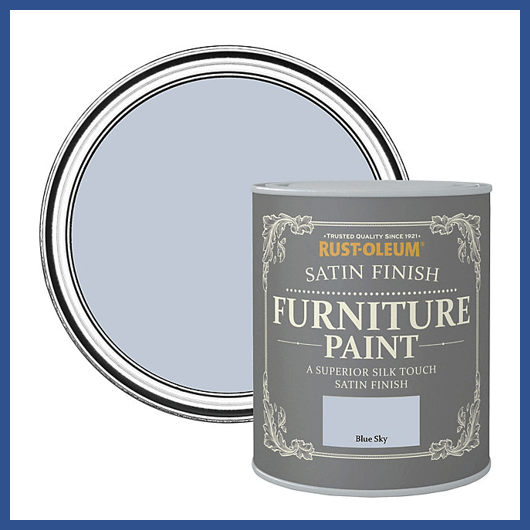 צבע שאבי שיק גימור משי FURNITURE PAINT BLUE SKY 5856 