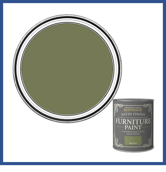 צבע שאבי שיק גימור משי FURNITURE PAINT SAGE GREEN 5614 