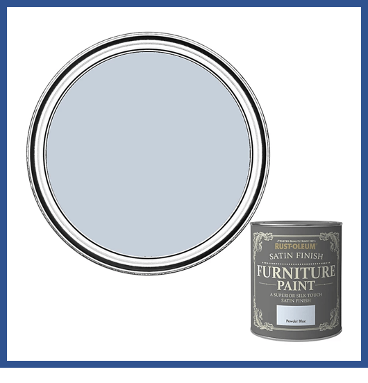 צבע שאבי שיק גימור משי FURNITURE PAINT powder blue 5648 