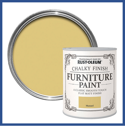 צבע שאבי שיק גימור מט FURNITURE PAINT MUSTARD 14003 