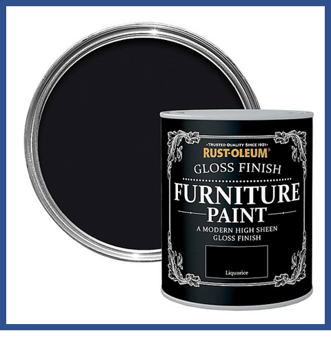 צבע שאבי שיק גימור מבריק FURNITURE PAINT LIQUORICE 5680 