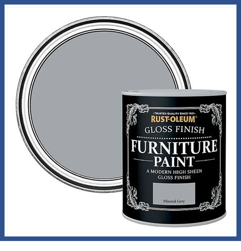 צבע שאבי שיק גימור מבריק FURNITURE PAINT MINERAL GREY 5678 