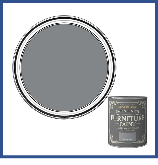 צבע שאבי שיק גימור משי FURNITURE PAINT MINERAL GREY 5678 