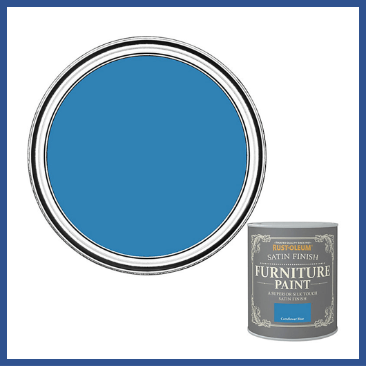 צבע שאבי שיק גימור משי FURNITURE PAINT CORNFLOWER BLUE 5666 