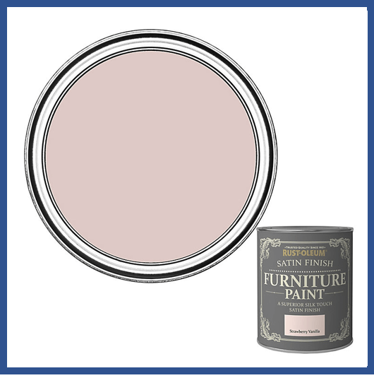 צבע שאבי שיק גימור משי FURNITURE PAINT STRAWBERRY VANILLA 5850 
