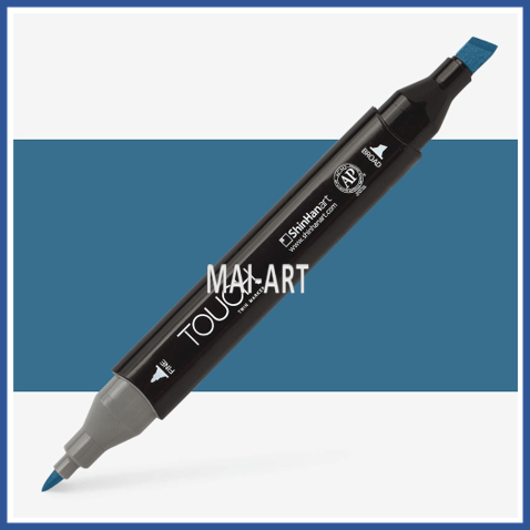 מרקר TOUCH TWIN  MARINE BLUE B62 