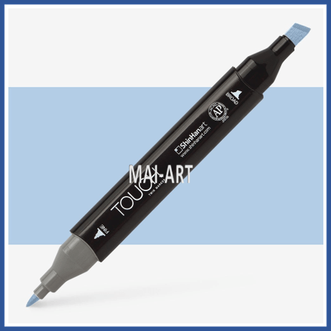 מרקר TOUCH TWIN  GRAYISH BLUE PALE PB272 