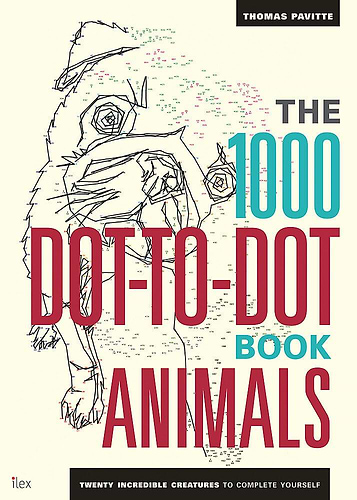 חוברת צביעה במספרים THE 1000DOT-TO-DOT BOOK ANIMALS
