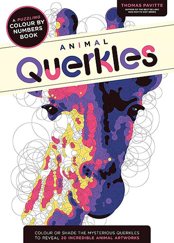 חוברת צביעה במספרים ANIMAL QUERKLES