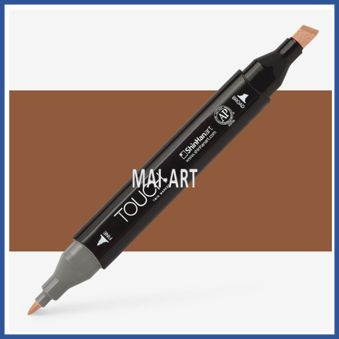 מרקר TOUCH TWIN MAHOGANY BR96