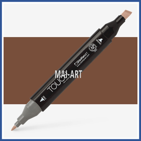 מרקר TOUCH TWIN  BURNT SIENNA BR95