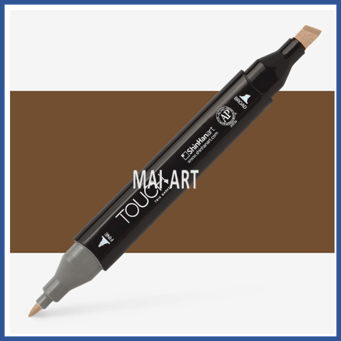 מרקר TOUCH TWIN RAW UMBER BR102