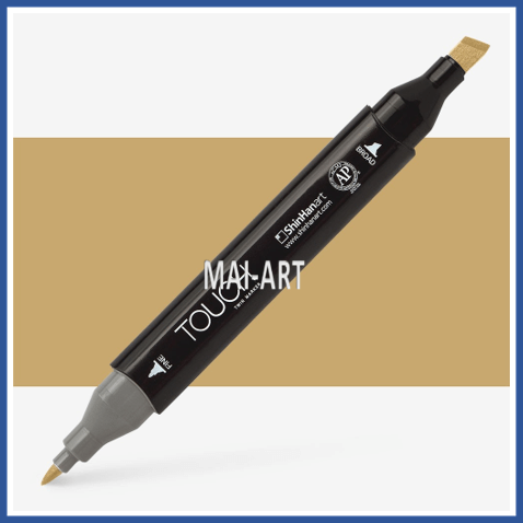 מרקר TOUCH TWIN  YELLOW  BROWN GREY BR104