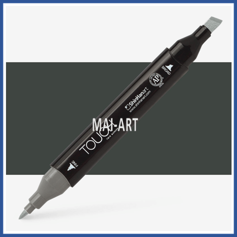 מרקר TOUCH TWIN  GREEN GREY GG9