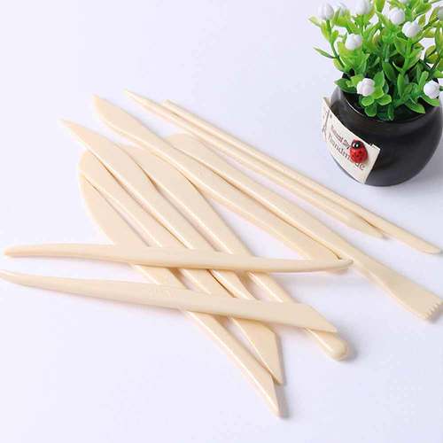 סט כלי חימר מפלסטיק 10 יח POTTERY TOOLS