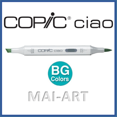  copic ciao marker BG - blue green
