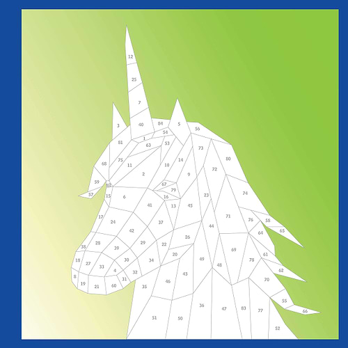 חוברת עבודה PAINT BY STICKER KIDS UNICORNS & MAGIC