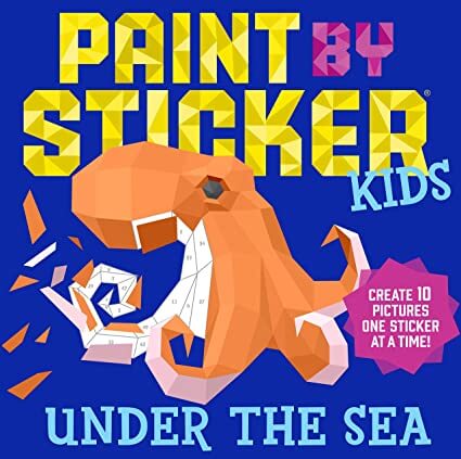 חוברת עבודה PAINT BY STICKER KIDS UNDER THE SEA