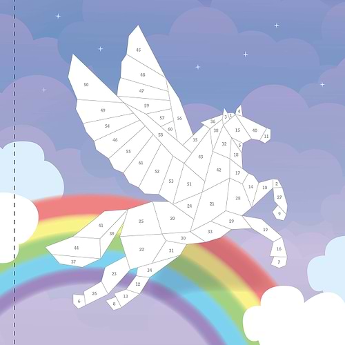 חוברת עבודה PAINT BY STICKER KIDS MERMAIDS & MAGIC
