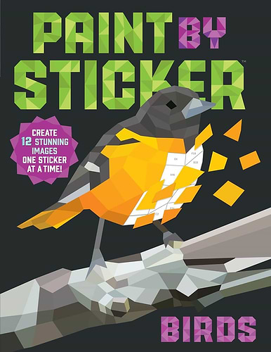 חוברת עבודה PAINT BY STICKER BIRDS