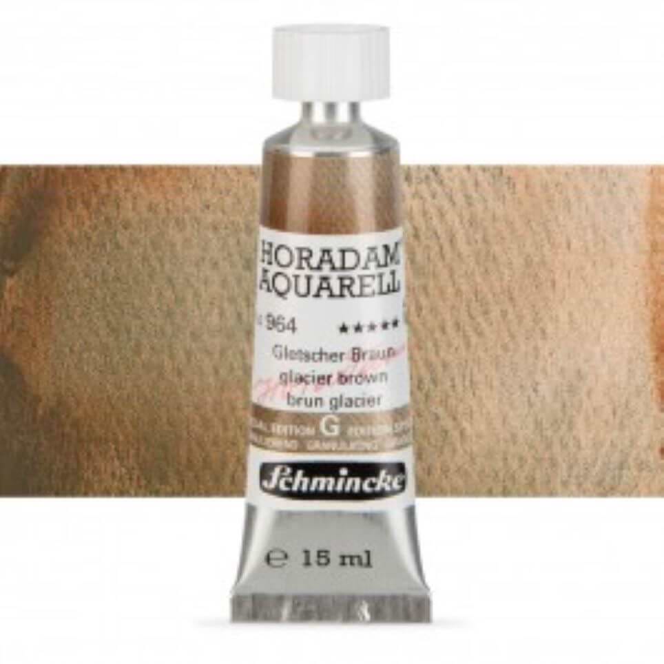צבעי מים HORADAM Supergranulierend GALAXIE glacier brown 964 15ML