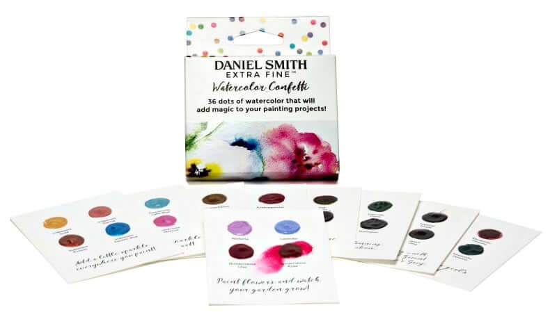 ערכת צבעי מים נקודות DANIEL SMITH WATERCOLOR CONFETTI