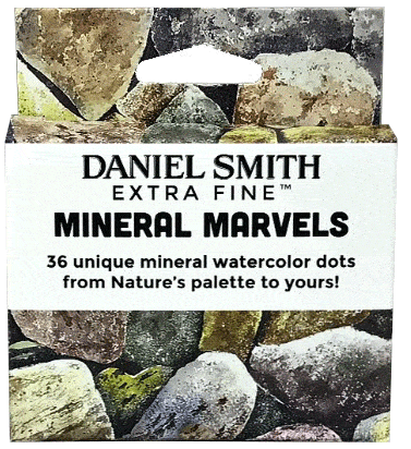 ערכת צבעי מים נקודות DANIEL SMITH MINERAL MARVELS