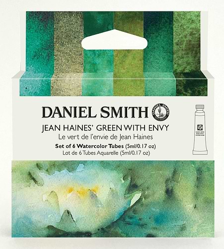 סט 6 צבעי מים DANIEL SMITH JEAN HANINES GREEN WITH ENVY