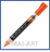 טוש מכחול נצנצים PENTEL ART DUAL METALLIC BRUSH ORANGE + METALLIC YELLOW פנטל
