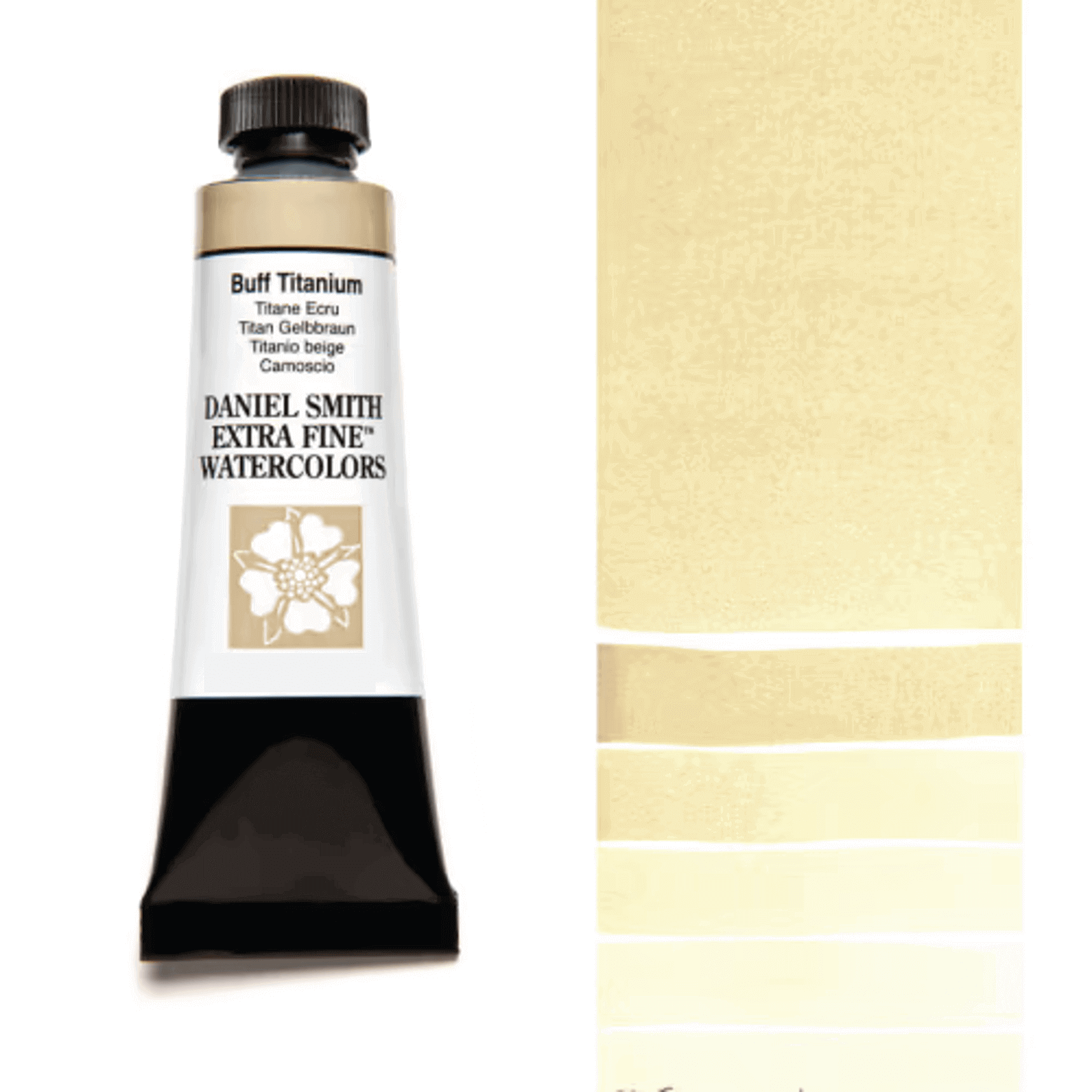 צבע מים שפופרת BUFF TITANIUM 5ML S1  DANIEL SMITH 