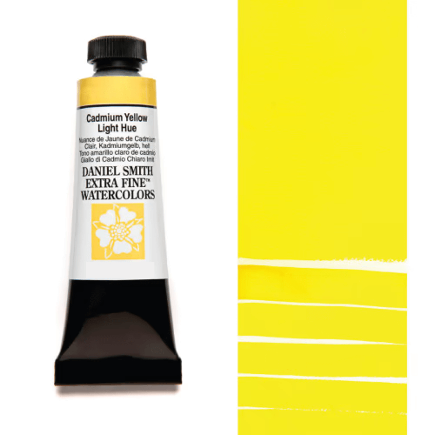 צבע מים שפופרת CADMIUM YELLOW LT.HUE 5ML S3  DANIEL SMITH 