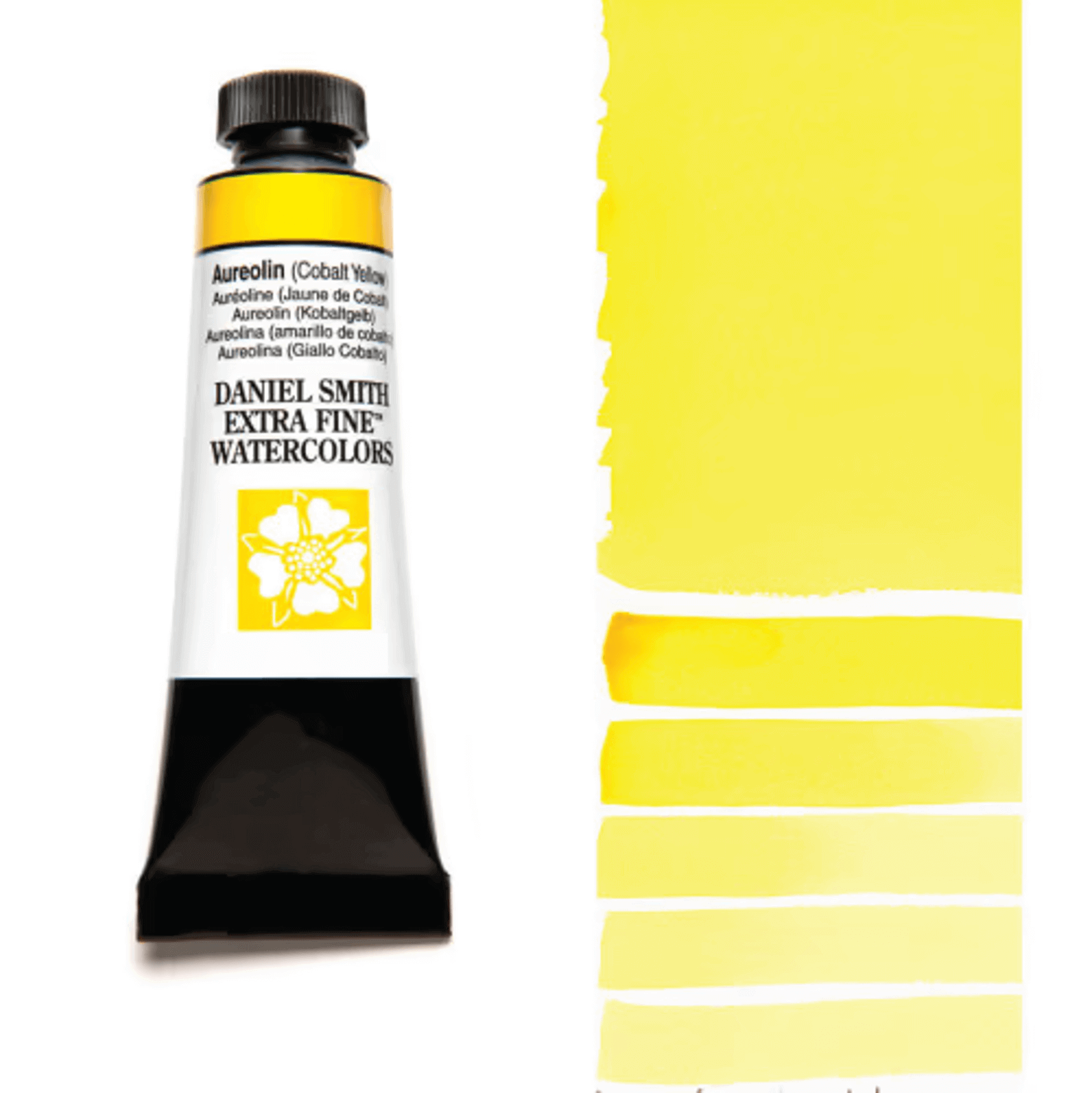צבע מים שפופרת AUREOLIN (COBALT YELLOW) 5ML S3  DANIEL SMITH 
