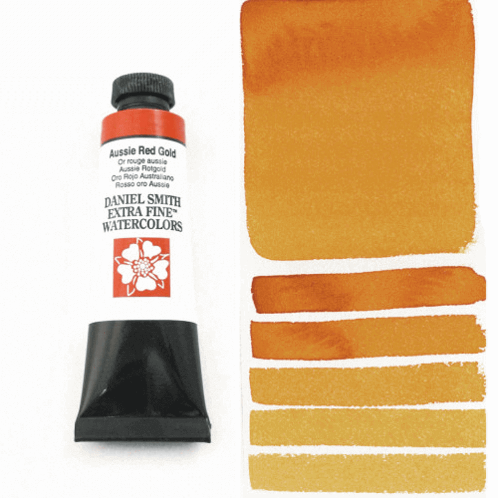 צבע מים שפופרת AUSSIE RED GOLD 5ML S2  DANIEL SMITH 