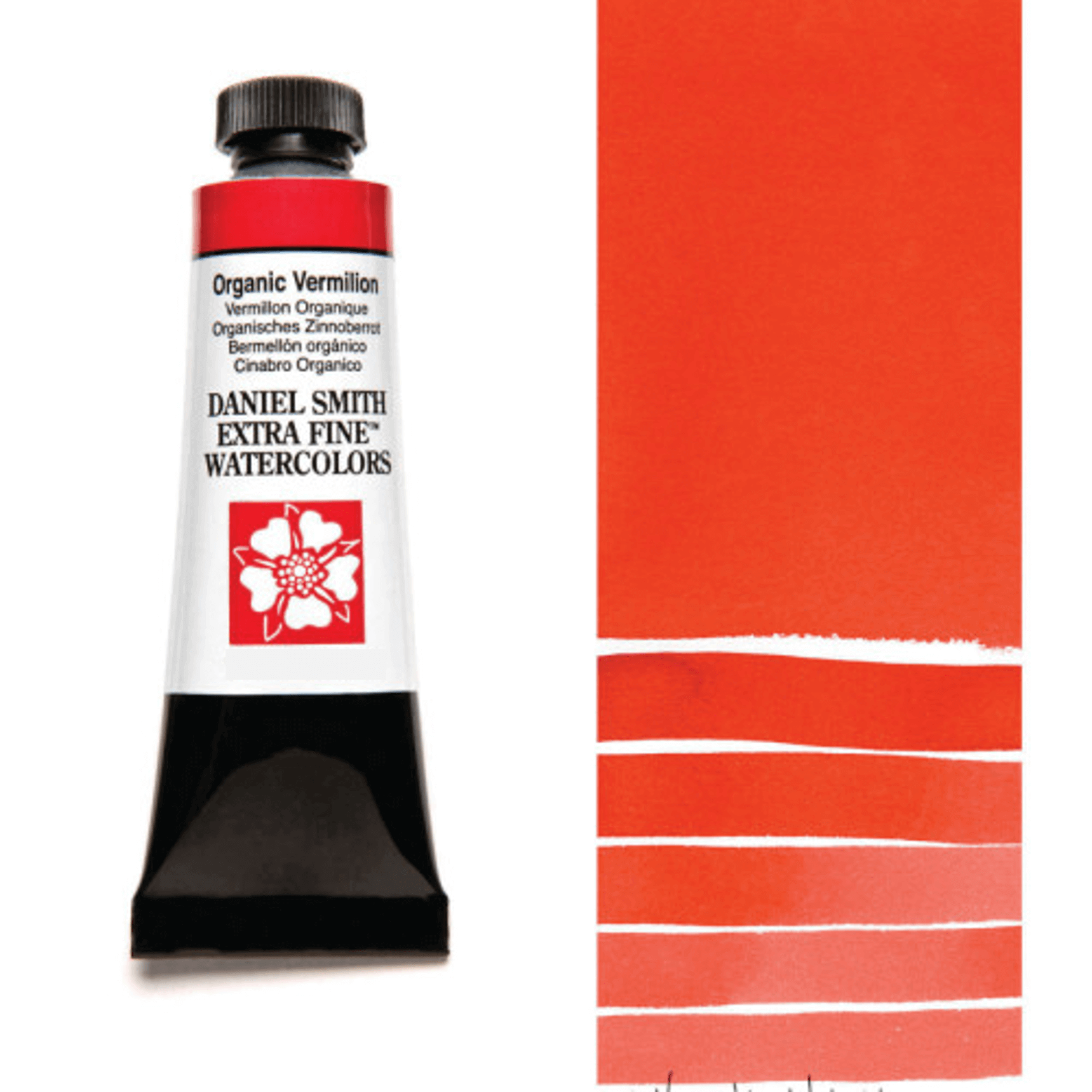 צבע מים שפופרת ORGANIC VERMILION 5ML S2  DANIEL SMITH 