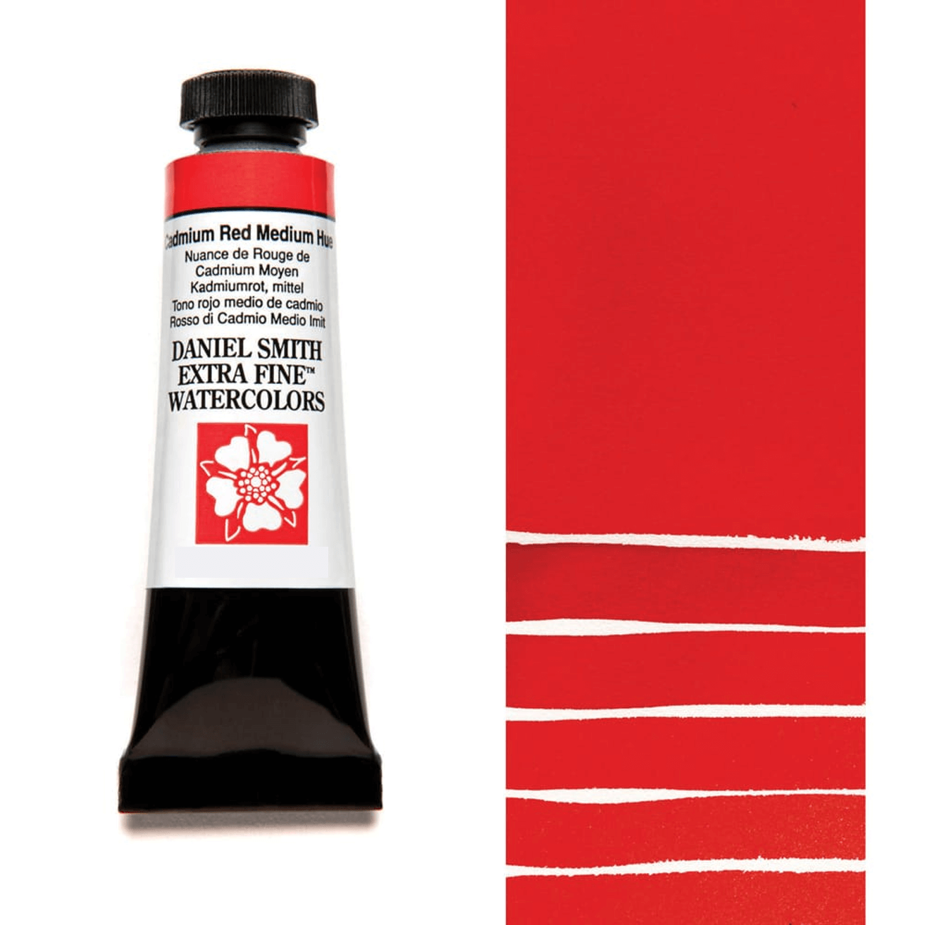 צבע מים שפופרת CADMIUM RED MED HUE 5ML S3  DANIEL SMITH 