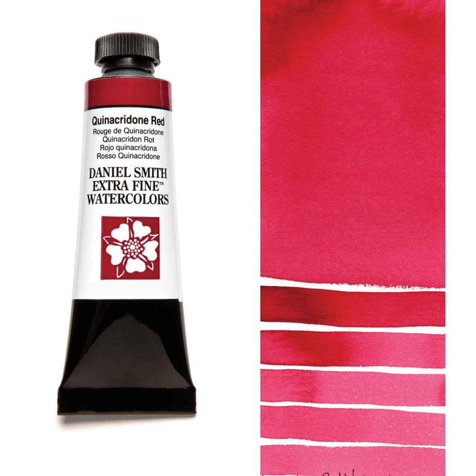 צבע מים שפופרת quinacridone red 5ML S2  DANIEL SMITH 