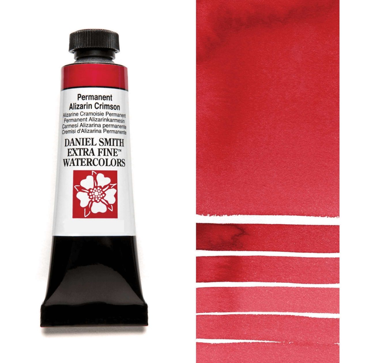 צבע מים שפופרת PERM ALIZARIN CRIMSON 5ML S2  DANIEL SMITH 